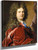 Portrait Of Gentleman, Half Length, In A Red Mantle By Hyacinthe Rigaud