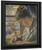 Portrait Of Madame Pissarro Sewing Near A Window By Camille Pissarro By Camille Pissarro