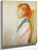 Portrait Of Madame Redon In Profile By Odilon Redon By Odilon Redon