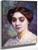 Portrait Of Madameoiselle Couvreur By Theo Van Rysselberghe