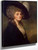 Portrait Of Mrs Harriet Greer By George Romney By George Romney