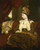 Portrait Of Mrs. Baldwin Full Length, Seated On A Red Divan By Sir Joshua Reynolds