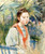 Portrait Ofmarthe Givaudon By Berthe Morisot