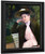 Potrait Of Celeste Young Girl With A Brown Hat By Mary Cassatt By Mary Cassatt