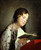 Reading Girl By Friedrich Von Amerling By Friedrich Von Amerling