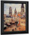 Rue De L'eppicerie, Rouen Morning, Grey Weather By Camille Pissarro By Camille Pissarro