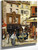 Rue De Montmartre By Jean Francois Raffaelli By Jean Francois Raffaelli