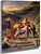 Saint Stephen Borne Away By His Disciples By Eugene Delacroix By Eugene Delacroix