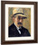 Self Portrait In A Straw Hat By Max Liebermann By Max Liebermann