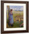 Shepherdess And Sheep By Camille Pissarro By Camille Pissarro