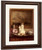 Still Life With Classical Column And Statue By Carl Vilhelm Holsoe