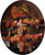 Still Life With Fruit On A Ledge By Severin Roesen
