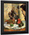 Still Life With Profile Of Laval By Paul Gauguin By Paul Gauguin