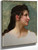 Study Of A Woman's Head4 By William Bouguereau By William Bouguereau