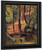 Sunken Path, Wooded Rise By Paul Gauguin By Paul Gauguin