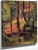 Sunken Path, Wooded Rise By Paul Gauguin By Paul Gauguin