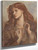 The Damsel Of The Sanct Grael Study By Dante Gabriel Rossetti