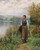 The Fisherman's Daughter By Daniel Ridgway Knight By Daniel Ridgway Knight