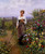 The Gardener By Daniel Ridgway Knight By Daniel Ridgway Knight