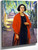 The Girl In Red By Joseph Kleitsch By Joseph Kleitsch