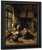 The Interior Of A Peasant's Cottage By Adriaen Van Ostade By Adriaen Van Ostade