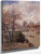 The Louvre, Gray Weather, Afternoon By Camille Pissarro By Camille Pissarro