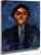 The Typographer By Amedeo Modigliani By Amedeo Modigliani