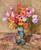 Tulipes And Nasturtiums By Jose Maria Velasco Tulipes And Nasturtiums By Jose Maria Velasco