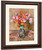 Tulipes And Nasturtiums By Jose Maria Velasco Tulipes And Nasturtiums By Jose Maria Velasco