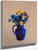 Vase Of Flowers Pansies By Odilon Redon By Odilon Redon