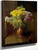 Vase Of Mimosas And Thistledown By Ernest Townsend
