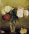 Vase Of Roses By Jacques Emile Blanche By Jacques Emile Blanche