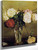 Vase Of Roses By Jacques Emile Blanche By Jacques Emile Blanche