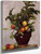 Vase With Apples And Foliage By Henri Fantin Latour By Henri Fantin Latour