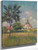 Village Church By The Fields At Ble By Gustave Loiseau By Gustave Loiseau