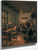 Village Inn With Tric Trac Or Backgammon Players And Card Players By Adriaen Van Ostade By Adriaen Van Ostade