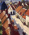 Village Rooftops By Georges Ames Aldrich By Georges Ames Aldrich