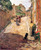 Village Street Scene, France By Frederick Childe Hassam By Frederick Childe Hassam