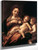 Virgin And Child With An Angel By Correggio By Correggio
