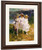 Walking In The Hills By Edward Potthast By Edward Potthast