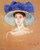Woman's Head With Large Hat 5 By Mary Cassatt By Mary Cassatt