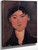 Woman's Head4 By Amedeo Modigliani By Amedeo Modigliani