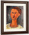 Woman's Head By Amedeo Modigliani By Amedeo Modigliani