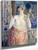 Woman Before A Mirror 1 By Frederick Carl Frieseke By Frederick Carl Frieseke