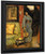 Woman In Kimono Holding A Japanese Fan By William Merritt Chase By William Merritt Chase