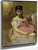 Woman With A Pink Shawl By Jean Baptiste Camille Corot By Jean Baptiste Camille Corot
