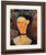 Woman With Velvet Ribbon By Amedeo Modigliani By Amedeo Modigliani