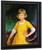Young Girl In Yellow By Charles W. Hawthorne