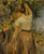 Young Woman Picking Oranges By Berthe Morisot