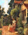 Young Woman With A Child In A Flower Garden By Charles Haigh Wood